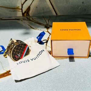 Louis Vuitton Boite Chapeau Mirror Bag Charm / Pill Container